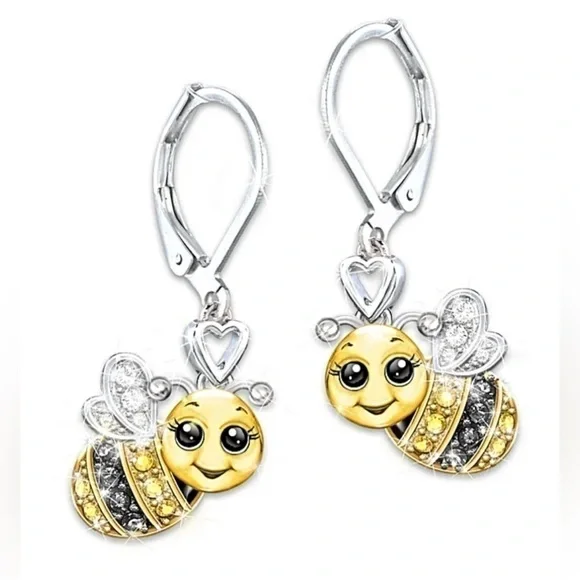 “Granddaughter, Always Bee Yourself” The Bradford Exchange Earrings - Picture 1 of 3
